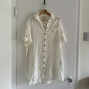Small Sezane Sofia dress in white